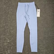Alo Yoga Shorts HW CHECKPOINT BIKER Sweat Absorption Breathable Lightweight Solid Good Elasticity Easy To Wash Running Women Blue W6232R - BLUE SKIES - 淺藍色 - 查看 1