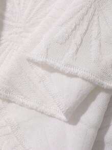 Livesso Áo hai dây nữ có họa tiết, buộc dây phía trước, xếp nếp, cổ chữ V. - trắng - Xem 9