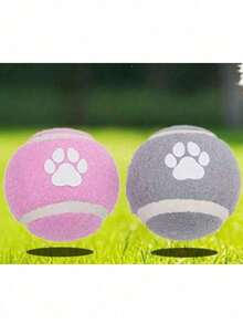 Juguete para perro con patrón de huellas, pelota elástica, utilizado para entrenamiento y juguetes interactivos para mascotas - Multicolor - Ver 20