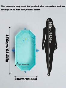 Extra-Large No-Inflate Swimming Pool - PVC, Perfect For Family Fun & Water Play - Folding Swimming Pool - View 4