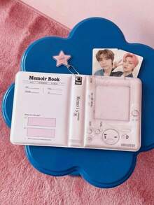 Joivida 1pc Retro Camera Photo Card Album, 3-Inch Single Grid Mini K-Pop Photocard Binder For Collectors - multicolor - View 2