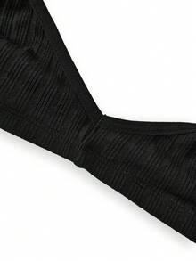 Ocili 3件/包 100%纯棉罗纹舒适基础款简约内衣，EasyComfort ChicAutumnCasual 女士文胸 - 彩色 - 查看 3