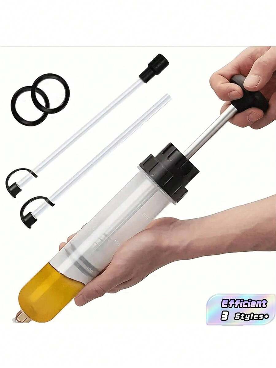 Besper Extractor de aceite para coche de 200/500/1500ML, Herramienta de reemplazo de líquido de frenos, Bomba de extracción de combustible, Adecuado para extractores de aceite manuales de coche - Bomba de cambio de aceite con manguera. - Varios - Ver 1