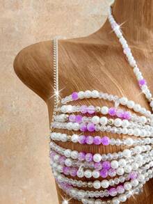 Mistrie Áo tank top hai dây mùa hè cho nữ, áo camisole gợi cảm cho kỳ nghỉ biển đảo cho nữ. - Màu tím hoa cà - Xem 8