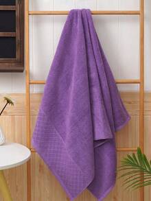 3 Pure Cotton Solid Color Face Towels, Lightweight And Breathable, With 100% Cotton Buckle. Suitable For Bathrooms, Gyms, Travel, Gifts, Beauty Salons, Sports, Outdoor Activities, Schools, And Home Essentials. - Purple - View 10