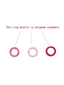 1PC Pink Solid Color Transparent Shockproof Anti Drop Protective Case With Ring Buckle Compatible With Apple IrPods 1 2 3 4 Pro Pro2 Bluetooth Earphones Spring Birthday Gift - Baby Pink - View 2