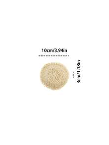 Madebyblanc 1个个性化沐浴球家用去角质沐浴丝瓜络简易沐浴工具剑麻球成人沐浴海绵用于身体磨砂去角质 - 多色 - 查看 10