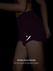 GLOWMODE 2.9" RefreshRun VitalSwift Ultralight Sweat-Wicking Mid-Rise Adjustable Reflective Running Shorts With Built-In Underwear Zip Pocket Workout Spring - Cherry Cola - View 3