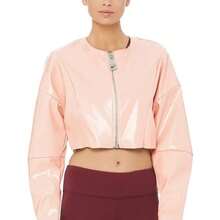 Alo Yoga Jacket NECTAR M Windproof Warmth Solid Versatile Easy To Wash Outdoor Women Daily Pink W4294R - NECTAR M - Hồng - Xem 2