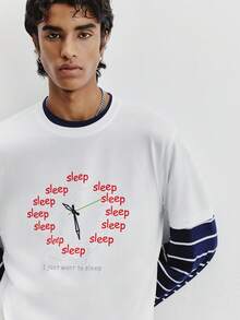 TOKVUE Men's Casual Comfortable Fashionable Graphic Print T-Shirt - White - View 5