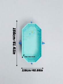 Extra-Large No-Inflate Swimming Pool - PVC, Perfect For Family Fun & Water Play - Folding Swimming Pool - View 3