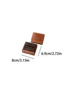 Madebyblanc 1件套5种字体复古字母印章，日记印章，28件套大小写字母系列日记印章套装 - 多色 - 查看 10