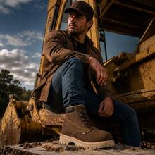 Men Industrial & Construction Boots - Camel - View 2