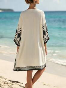 SHEIN Holidaya Women Short Dresses - Multicolor - View 2