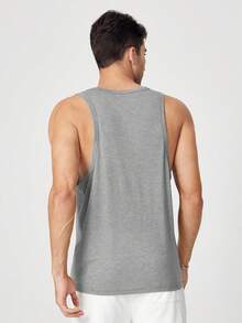 AXEPEAK Áo ba lỗ nam thể thao in họa tiết, áo ba lỗ tập gym nam, áo ba lỗ thêu logo ngựa, áo ba lỗ thể thao ôm sát, áo ba lỗ mùa hè dáng slim, áo ba lỗ thiết kế dành cho nam, áo không tay tập luyện, áo ba lỗ phong cách thương hiệu cao cấp, áo ba lỗ phong cách đường phố. - Màu Xám nhạt - Xem 4