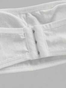 SHEIN Girlism 2件套少女简约舒适加厚柔软亲肤吊带文胸套装 - 彩色 - 查看 7