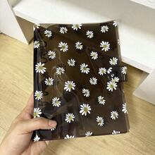 Muroi Mono A5 6-Holes Daisy Loose-Leaf Cover, Binder Photo Album Set , DIY Refill Bags, Junk Journal Notebook Case, Stationery Storage Organizer , School Suppliers - multicolor - View 9