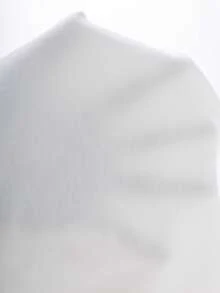 Opulessa Áo hai dây dệt kim màu trơn ôm sát dành cho nữ, thích hợp cho kỳ nghỉ xuân/hè. - trắng - Xem 6