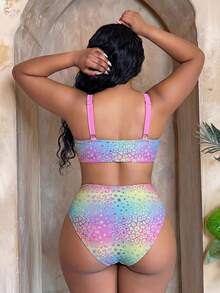 Slaydiva Bộ bikini hai mảnh in họa tiết gợi cảm dành cho nữ, thích hợp cho kỳ nghỉ hè. - Nhiều màu - Xem 2