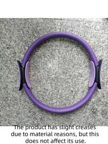 1 Multi Functional Pilates Circle, Yoga Auxiliary Magic Circle, Multi-Functional Pilates Resistance Circle, Equipped With Comfortable Foam Handle, Can Be Used For Thigh Exercise, Yoga Exercise, Fitness, Calf, Back, Waist And Hand Exercises. - Multicolor - View 7