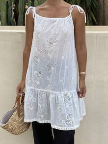 DAZY Tops de tirantes y camisetas de mujer - Blanco - Ver 3