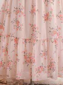 Vestido bohemio de gasa para niña, conjunto de vacaciones de verano, ropa casual - Multicolor - Ver 7