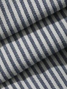 DAZY Pantalones peto vaqueros holgados y ajustables con rayas, estilo casual de ciudad para mujer - Azul - Ver 7