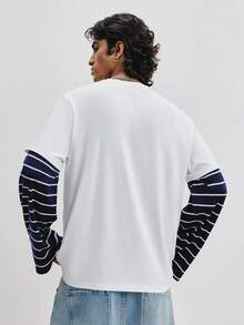 TOKVUE Men's Casual Comfortable Fashionable Graphic Print T-Shirt - White - View 2