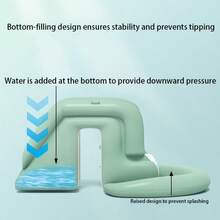 A Large Inflatable Pool, Family-Sized Pool, Portable Water Park, Suitable For Indoor And Outdoor Water Fun, Party Pool, Made Of Thick, Durable PVC, Inflatable And Portable - Vitality Series - View 9