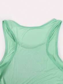 DrisQ DrisQ Men's Solid Color Round Neck Casual Versatile Daily Wear Jumpsuit - Green - View 8