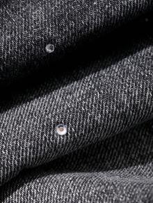 DAZY Damen Sommer Jeans Shorts mit Strass-Verzierung, sehr kurz, figurbetont & sexy - Schwarz - Übersicht 7