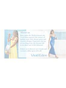 Vivid Eden 女士时尚纹理纯色纽扣系带连体衣 - 黃色 - 查看 7