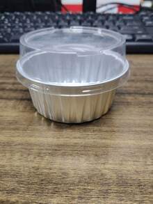 50pcs/Set Kotak Bulat Aluminium Foil Sekali Pakai untuk Memanggang - Sempurna untuk Alas Cupcake, Makanan Penutup, Loyang Kue Keju, Loyang Flan, Pesta, Ulang Tahun, dan Katering. - beraneka warna - View 16