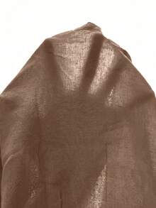 SHEIN Frenchy شورت كاجوال ربطة ملون للنساء للعطلات - كاكي - مشاهدة 8
