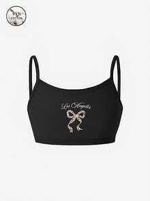 Set de 5 piezas de ropa interior de camiseta de algodón con estampado minimalista de corazón para niñas - Multicolor - Ver 7