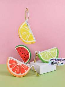 1pc High Quality Poop Bag Holder With Enlarged Capacity Adorable Fruit And Vegetable Designs For A Fresh Twist On Walks - Multicolor - View 2