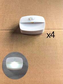 SHEIN 1/2/4/8Pcs LED Motion Sensor Night Light, Bedside Night Light For Getting Up, Soft Eye-Protecting Light, Suitable For Home Decoration, Bedroom, Living Room, Office, Game Room, Study, Toilet, Corridor, Wardrobe, Entrywa - one-size - View 16