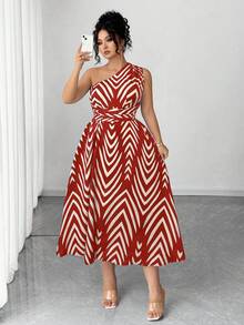 Elenzga Đầm maxi dệt kim họa tiết hoa xanh trắng thanh lịch dành cho nữ cỡ lớn, phù hợp cho các dịp như đi học, tốt nghiệp, Ngày Valentine, lễ hội âm nhạc, Ngày của Mẹ, Halloween, Lễ Tạ ơn, Lễ Phục sinh, Ngày Quốc khánh, dạ hội, tiệc hẹn hò, mùa cưới, du lịch ngoài trời. - Đỏ - Xem 3