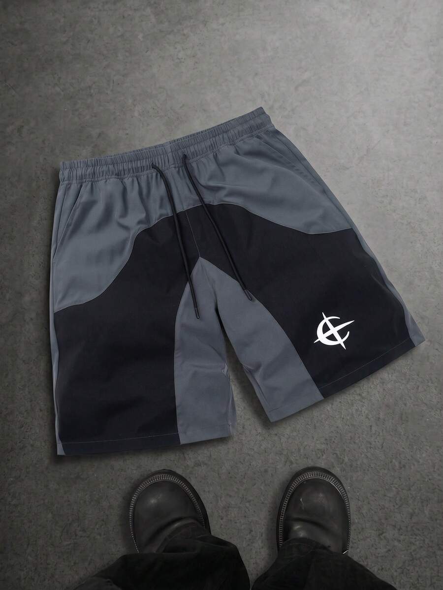 Manfinity EMRG Quần short nam phối màu kiểu dáng thường ngày, thích hợp cho mùa hè. - Nhiều màu - Xem 1