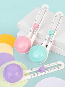 1/3Pcs Paper Cutter Adjustable Circle Cutting Tool For Paper, 3D Card, DIY Scrapbooking & Card Making, Various Sizes Must Have - Multicolor - View 4