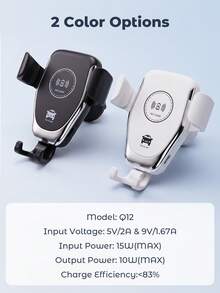Teckwe 2个装，车载无线充电器，Micro-USB接口，Qi无线充电标准 - 無線充 - 查看 6