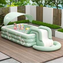 A Large Inflatable Pool, Family-Sized Pool, Portable Water Park, Suitable For Indoor And Outdoor Water Fun, Party Pool, Made Of Thick, Durable PVC, Inflatable And Portable - Vitality Series - View 2