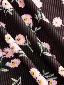 SHEIN EZwear Đầm ngắn ôm sát gợi cảm màu nâu sô cô la dệt kim với dây đeo mảnh, thích hợp cho mùa hè. - Màu nâu Sô-cô-la - Xem 6