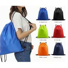 Compact Drawstring Bag Pocket-A Durable, Compact And Washable Unisex Backpack - Multicolor - View 1