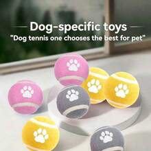 Juguete para perro con patrón de huellas, pelota elástica, utilizado para entrenamiento y juguetes interactivos para mascotas - Multicolor - Ver 16