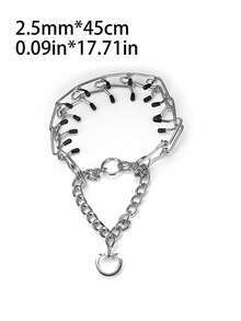 Vòng cổ huấn luyện có thể điều chỉnh, vòng cổ gai bằng thép không gỉ có thể tháo rời với khóa cài, vòng cổ kẹp mạ cho chó cỡ trung bình - Nhiều màu - Xem 10