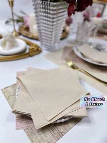 20Pcs Solid Color Disposable Napkins, 13x13 Inch 2-Ply Dinner Napkins, Party Table Decor Supplies For Wedding Birthday Baby Shower Holiday Festival - Multicolor - View 1
