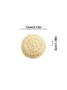 Madebyblanc 1个个性化沐浴球家用去角质沐浴丝瓜络简易沐浴工具剑麻球成人沐浴海绵用于身体磨砂去角质 - 多色 - 查看 11