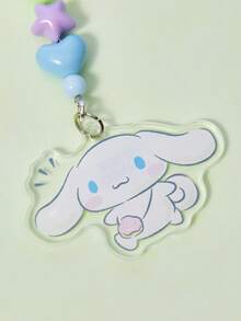 HELLO KITTY AND FRIENDS | SHEIN 1PC HELLO KITTY AND FRIENDS Cute Blue Star Puppy Keychain Bag Pendant - Multicolor - View 3