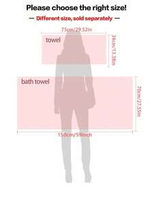Minimalist Solid Color Coral Velvet Bath Towel Super Soft Absorbent Quick Dry No Lint Hair Drying Towel Hand Towel Adult Couple Home Daily Use Face Washing Bath Towel For Men Women 1PC - Multicolor - View 3